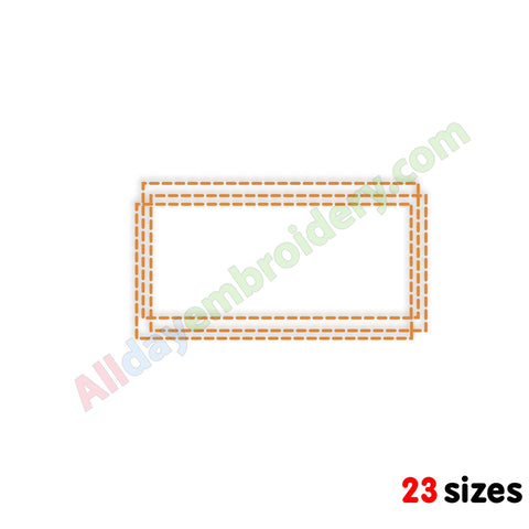 Rectangle Embroidery Design. Machine embroidery design ...