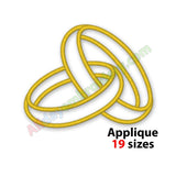 Wedding applique design