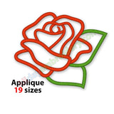 Rose applique design