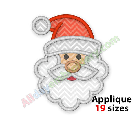 Santa embroidery design