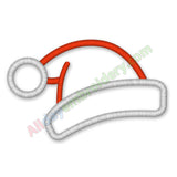 Santa hat applique design