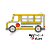 School bus applique design