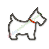 Dog applique design