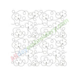 Shamrock quilt machine embroidery