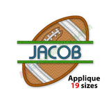 Football embroidery design