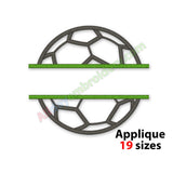 Soccer applique design