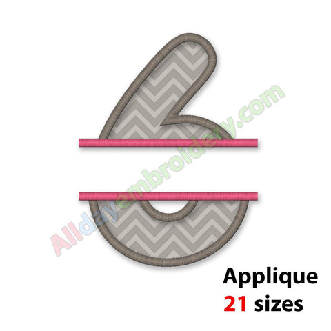 Number 6 Split