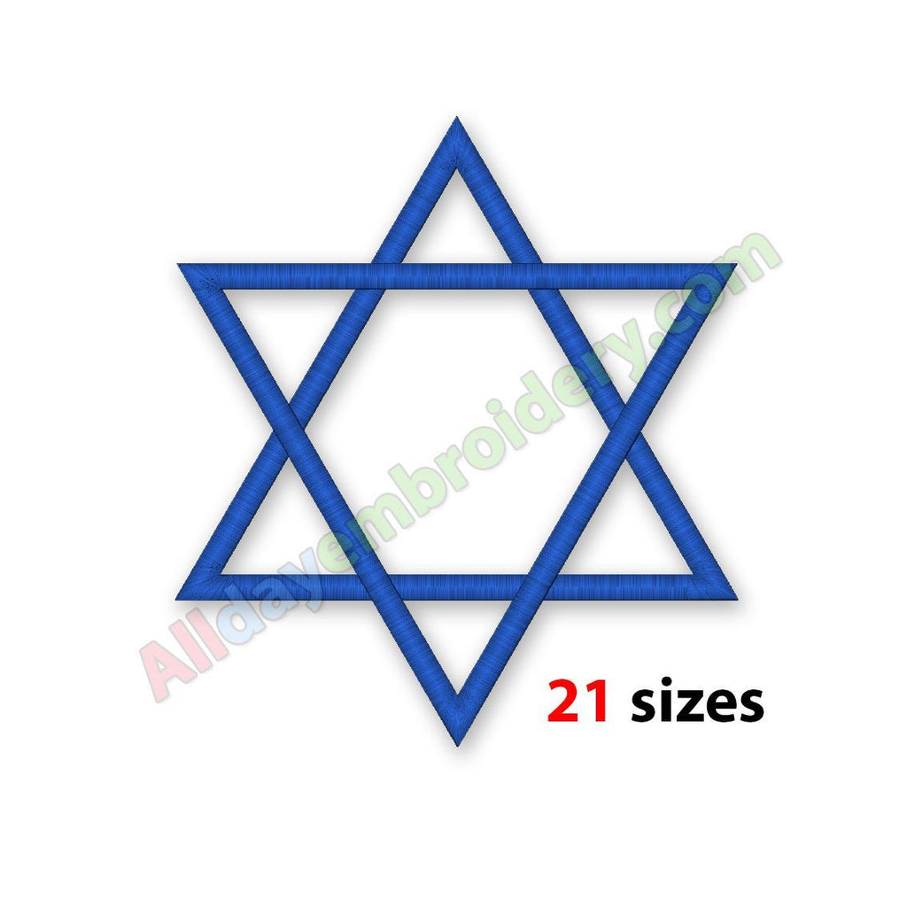Star of David embroidery