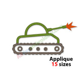Tank applique design