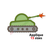 Tank embroidery design
