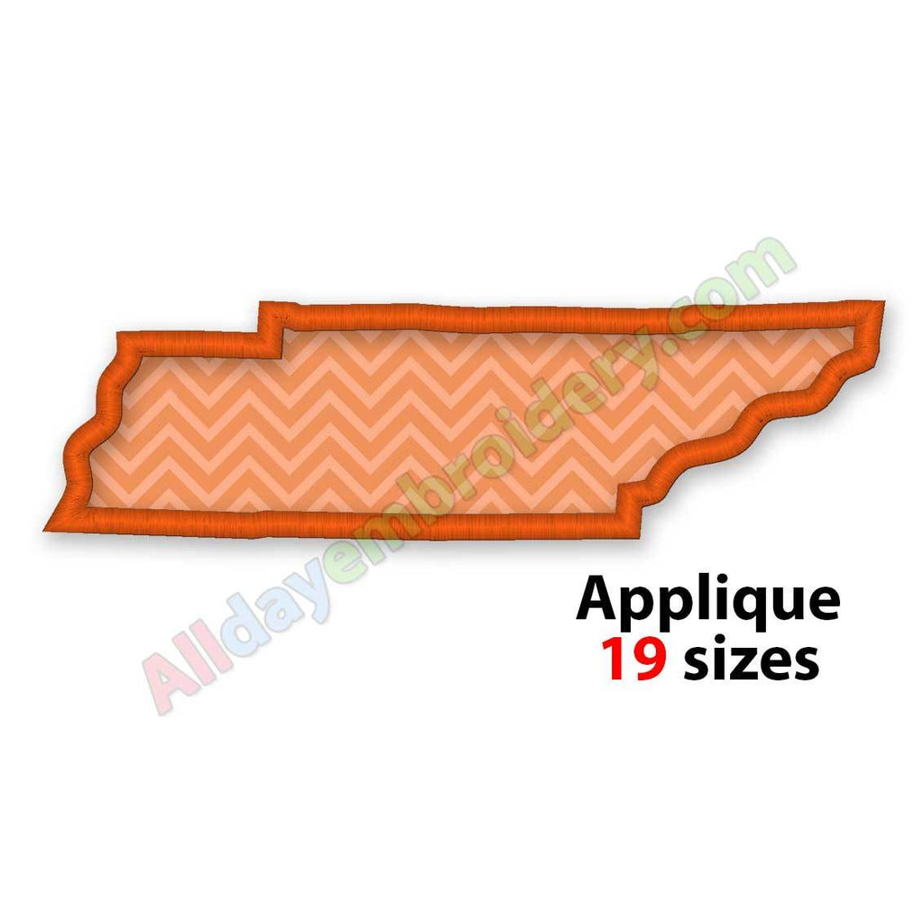 Tennessee embroidery design