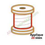 Thread spool applique