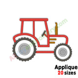 Tractor applique design