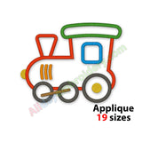 Train applique design