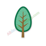 Tree embroidery design
