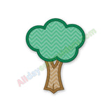 Tree embroidery design