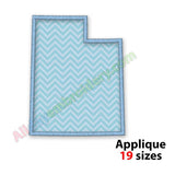 Utah embroidery design