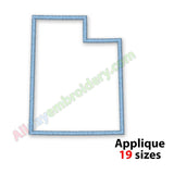 Utah applique design