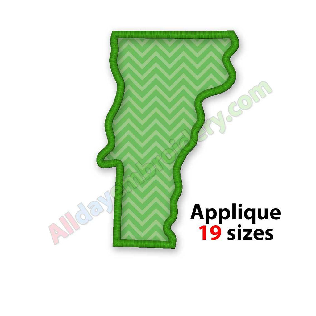 Vermont embroidery design