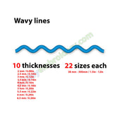 wavy line embroidery design