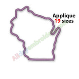 Wisconsin applique design