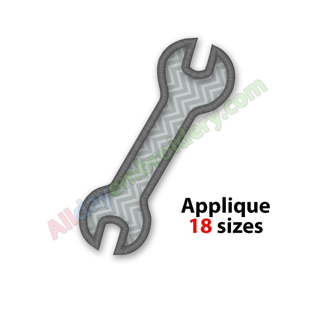 Wrench applique design