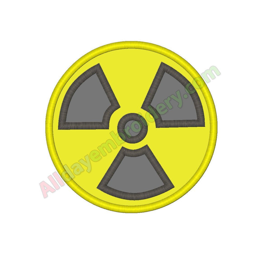 Radioactive sign applique