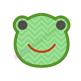 Frog face applique