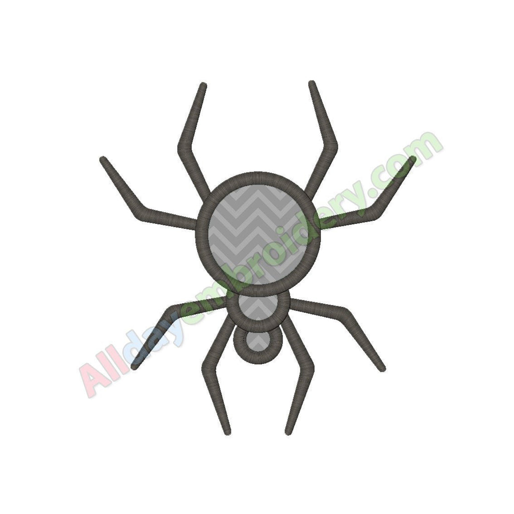 Spider applique - Alldayembroidery.com