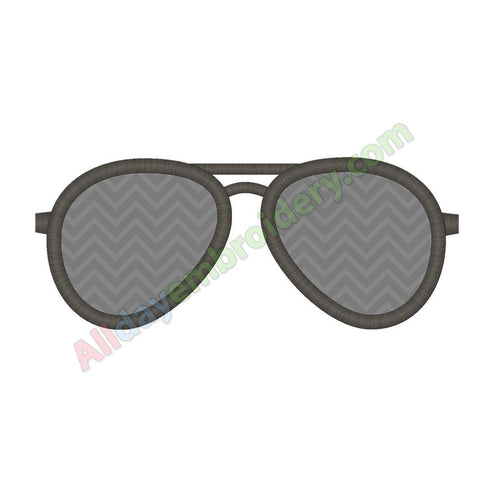 Aviator shades applique