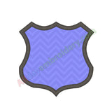 Police badge applique