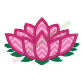 Lotus flower applique