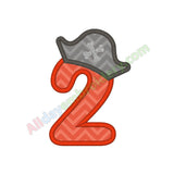 Number two applique