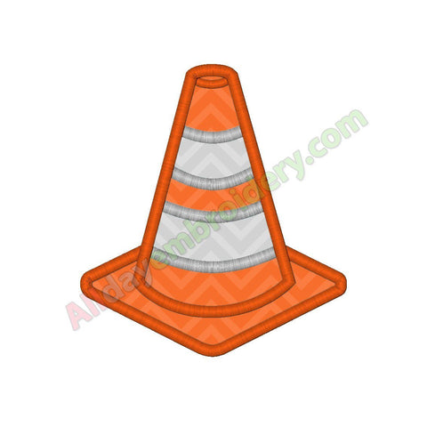 Traffic cone - Alldayembroidery.com
