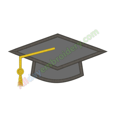 Graduation hat applique