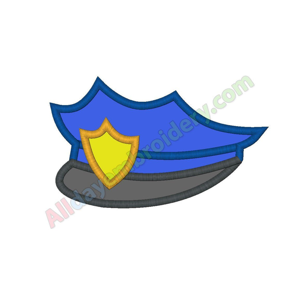 Police cap applique