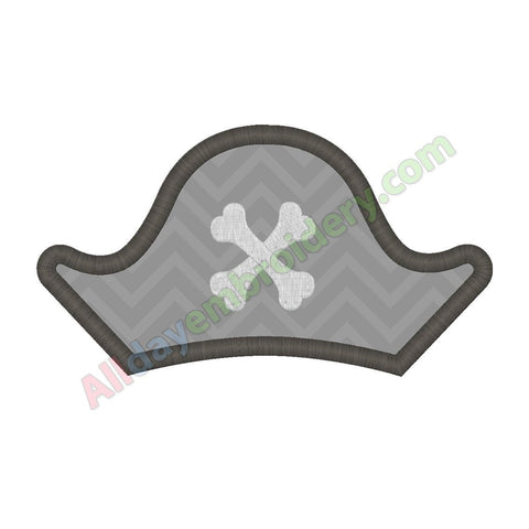 Pirate hat applique