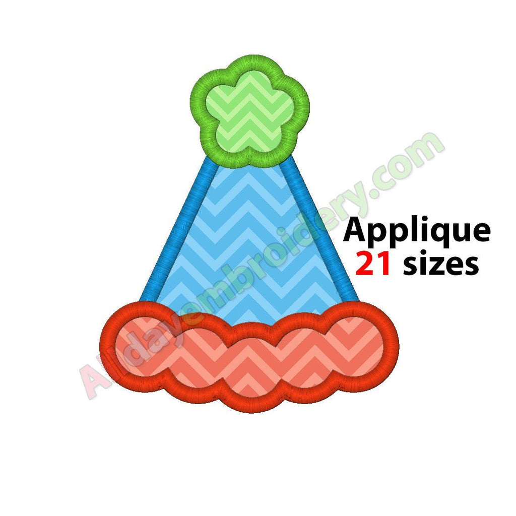 Party hat applique