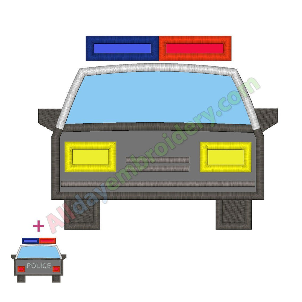 Police car applique