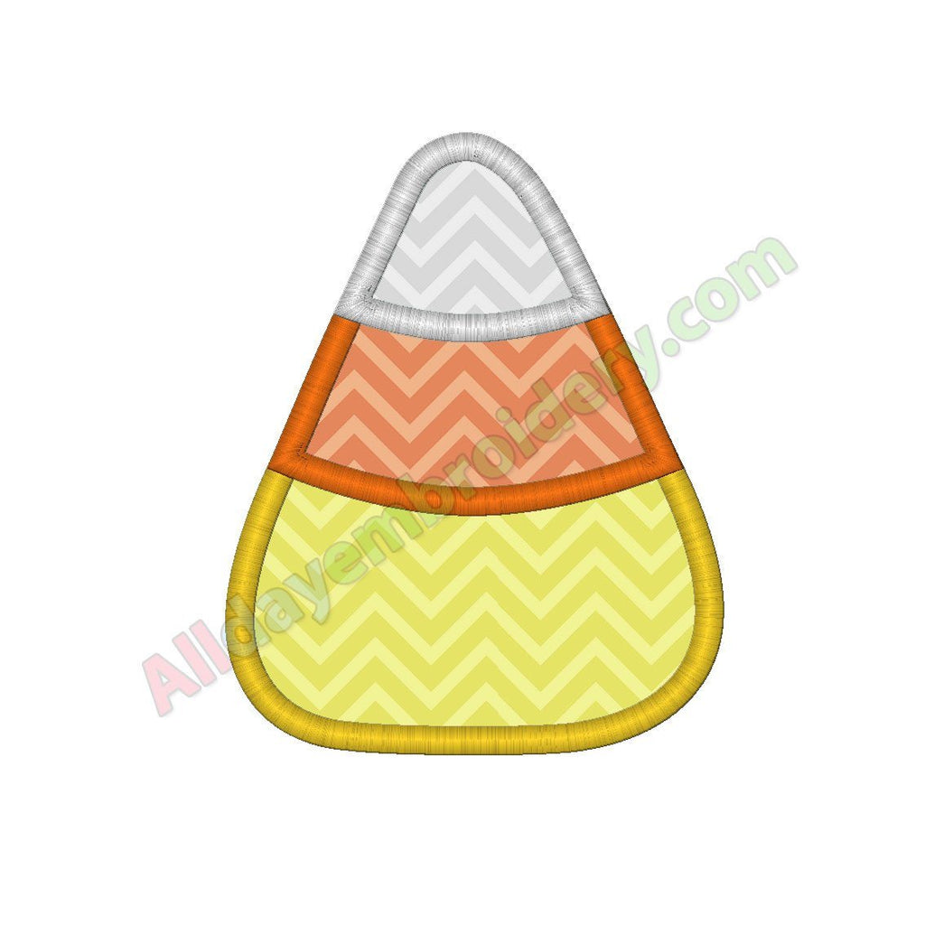 Candy corn applique