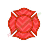 Firefighters badge applique