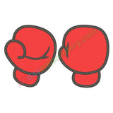 Boxing gloves applique
