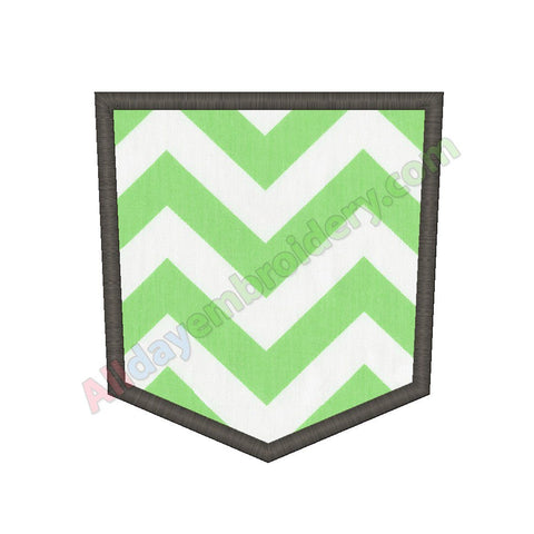 Faux pocket applique