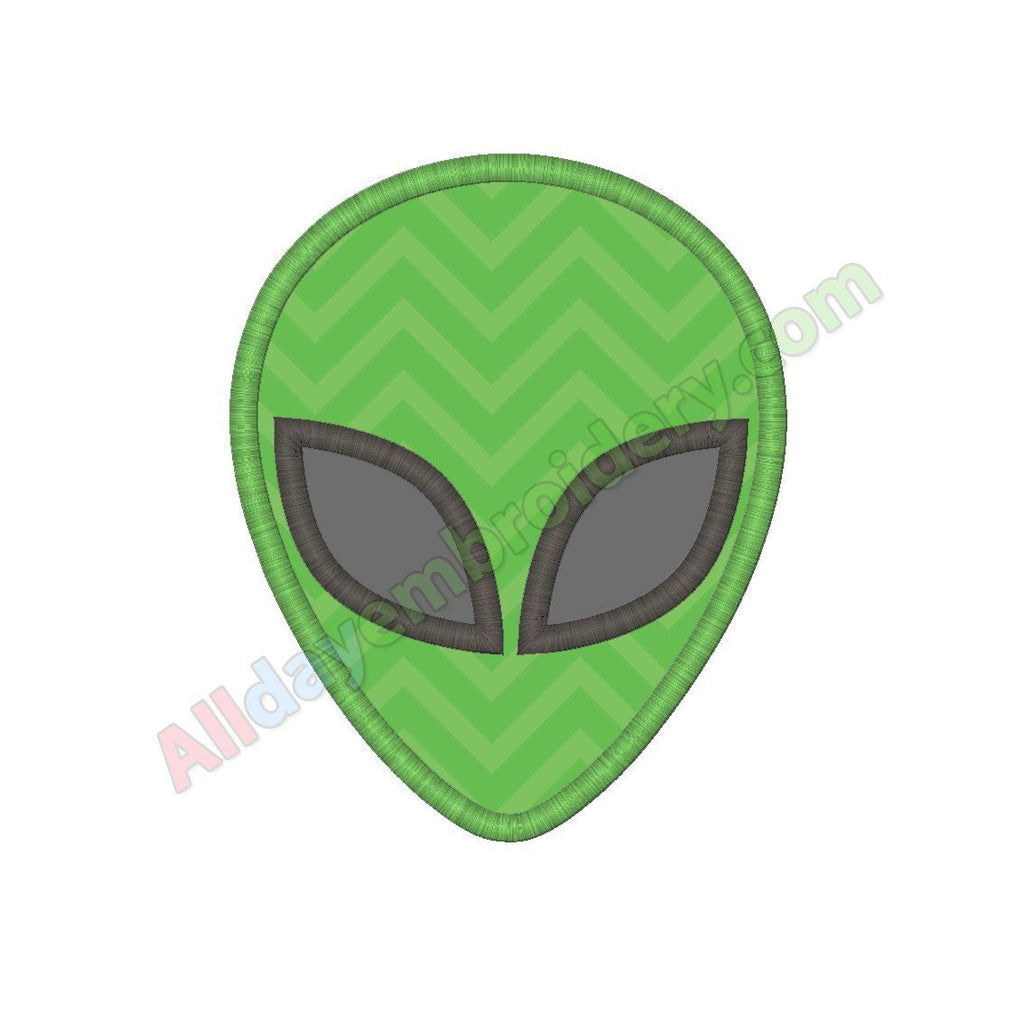 Alien head applique