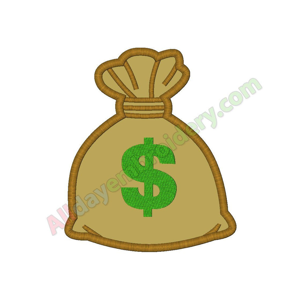 Money bag applique