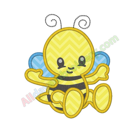 Baby bee applique