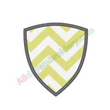 Shield applique - Alldayembroidery.com