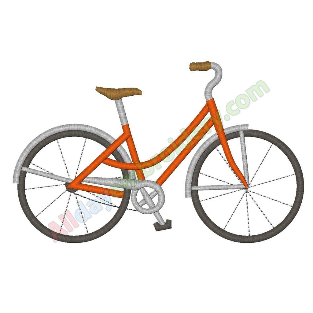 Bicycle embroidery