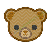 Bear head applique