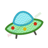 Flying saucer applique